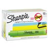 Sharpie Tank Style Highlighters, Chisel Tip, Green Ink/Barrel, PK12 25026